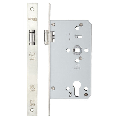 Roller din latch - backset 60mm