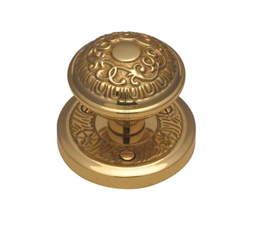 Heritage Brass Aydon Mortice Door Knobs, Polished Brass (sold In Pairs)