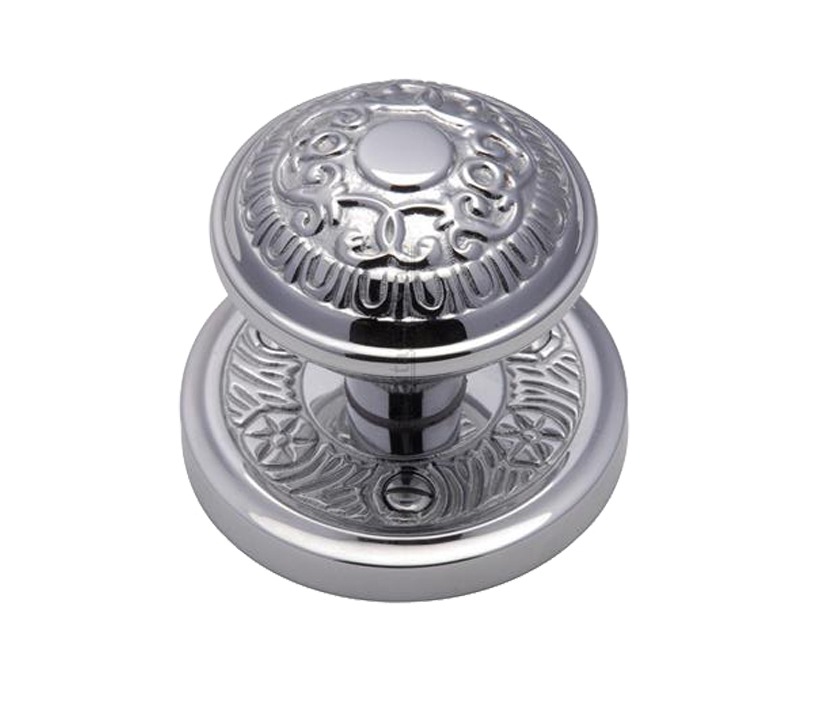 Heritage Brass Aydon Mortice Door Knobs, Polished Chrome (sold In Pairs)