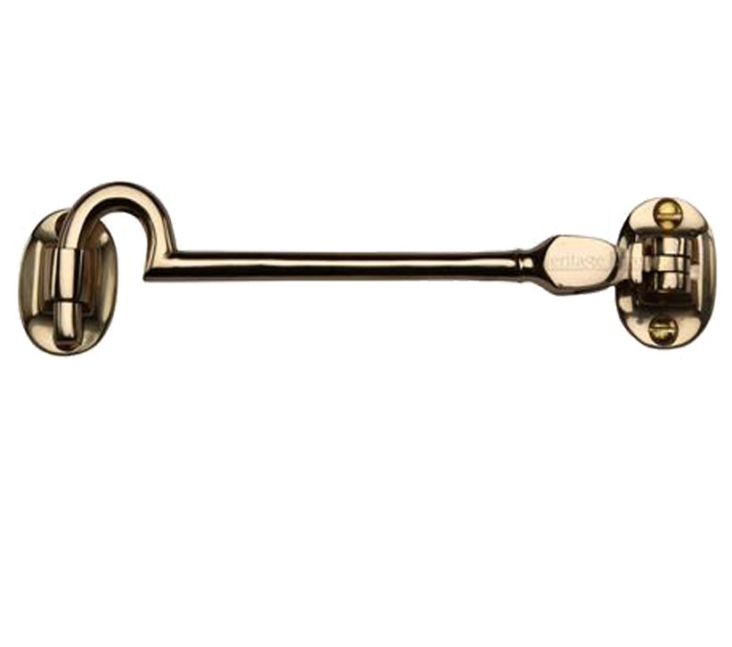 Heritage Brass Cabin Hook (4″ Or 6″), Polished Brass