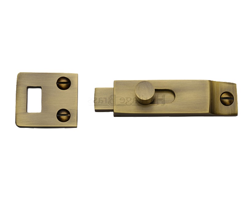 Heritage Brass Slide Bolt (66mm X 19mm), Antique Brass