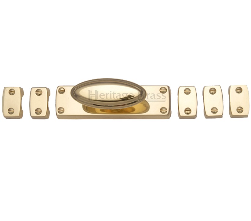Heritage Brass Espagnolette Bolt (provided With 1m & 1.5m Bar), Polished Brass