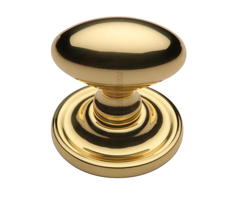 Heritage Brass Chelsea Mortice Door Knobs, Polished Brass (sold In Pairs)