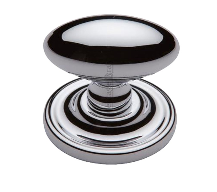 Heritage Brass Chelsea Mortice Door Knobs, Polished Chrome (sold In Pairs)