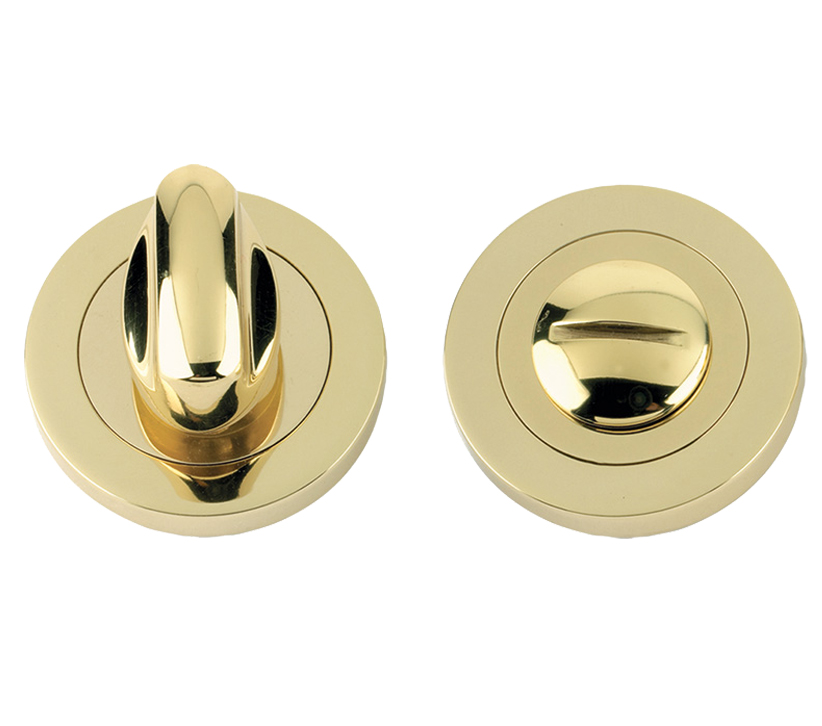 Zoo Hardware Da-t Turn And Release, Polished Brass