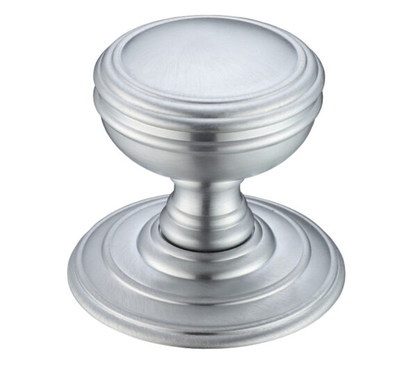 Zoo Hardware Fulton & Bray Concealed Fix Mortice Door Knobs, Satin Chrome - (sold in pairs)