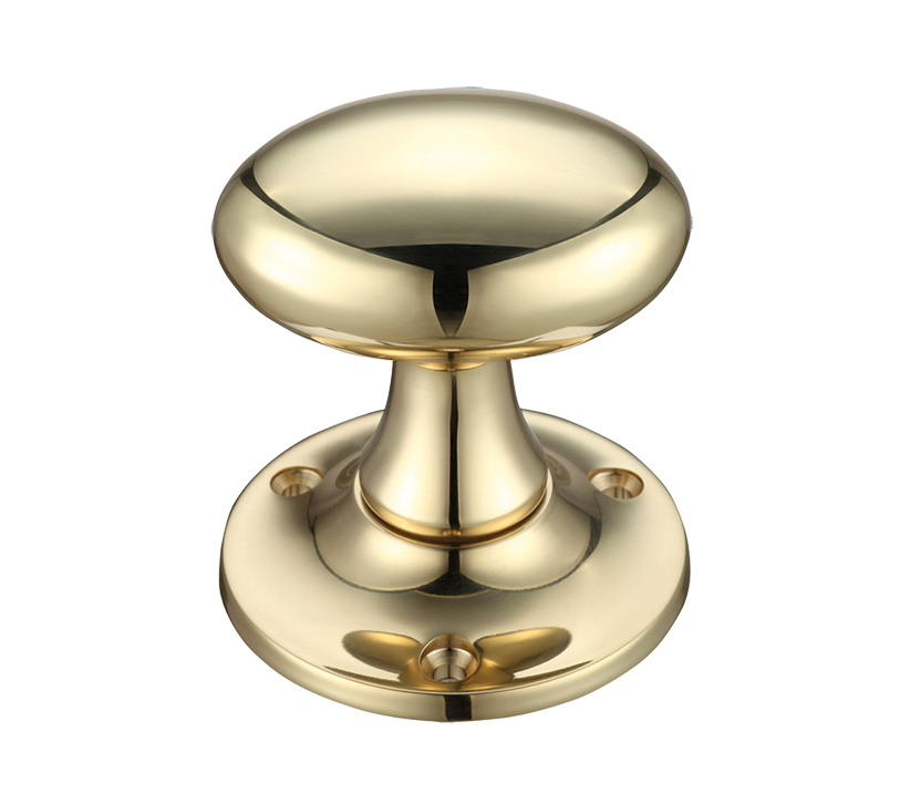 Zoo Hardware Fulton & Bray Oval Mortice Door Knobs, Polished Brass –  (sold In Pairs)