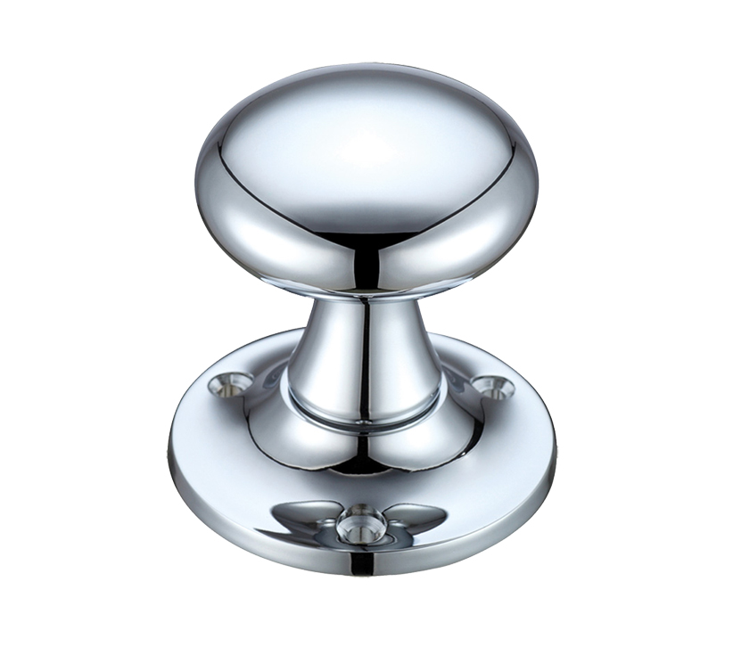 Zoo Hardware Fulton & Bray Mushroom Mortice Door Knobs, Polished Chrome –  (sold In Pairs)