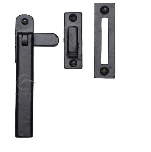 M Marcus Casement Fastener (28mm Or 41mm Projections), Rustic Black Iron