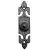 Foxcote Foundries Bell Push With Fleur De Lys Plate