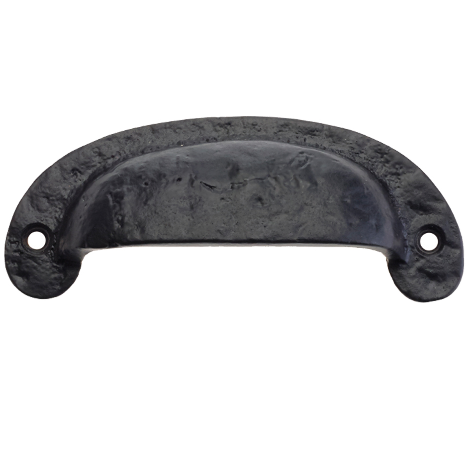 Zoo Hardware Foxcote Foundries Drawer Pull (100mm C/c), Black Antique
