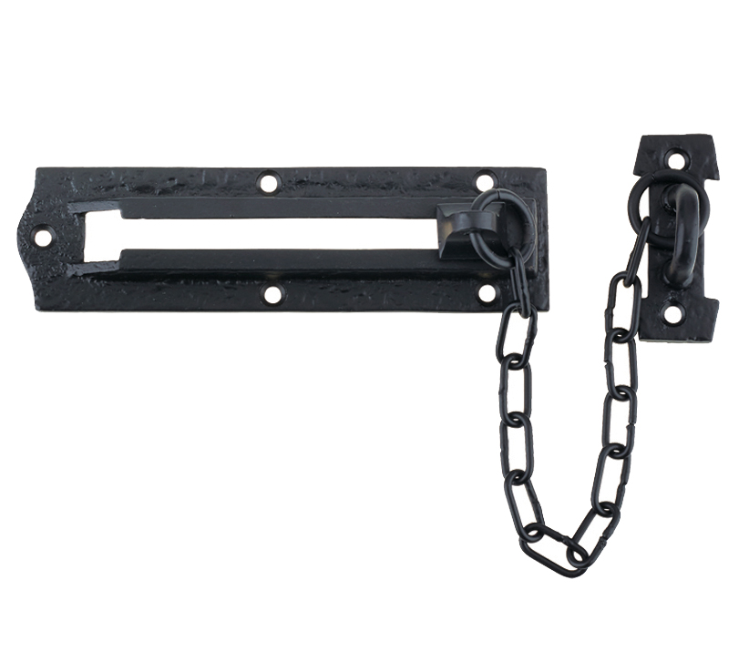 Zoo Hardware Foxcote Foundries Door Chain (155mm X 40mm), Black Antique