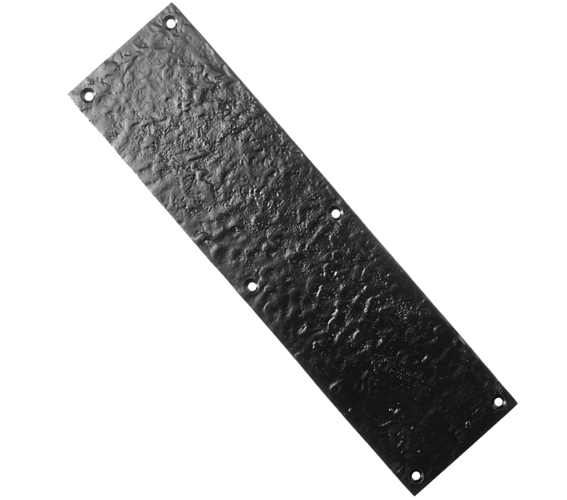 Zoo Hardware Foxcote Foundries Finger Plate (76mm X 292mm), Black Antique