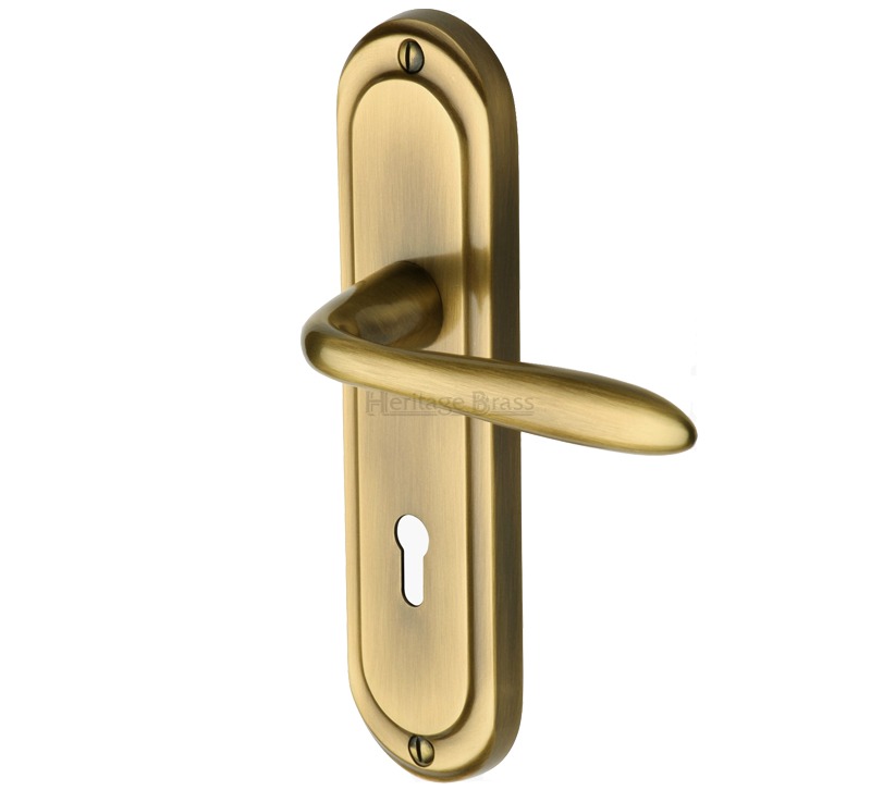 Heritage Brass Henley Antique Brass Door Handles –   (sold In Pairs)
