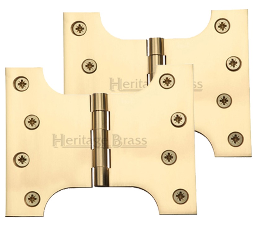 Heritage Brass 5 Inch Parliament Hinges, Polished Brass  (sold In Pairs)