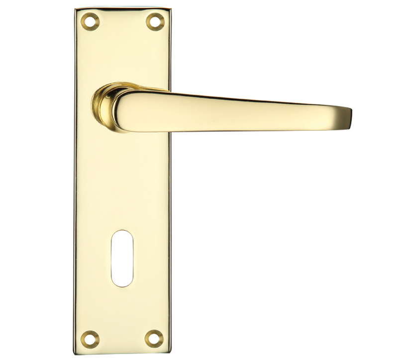 “zoo Project Victorian Flat Handles, Electro Brass, 150mm”