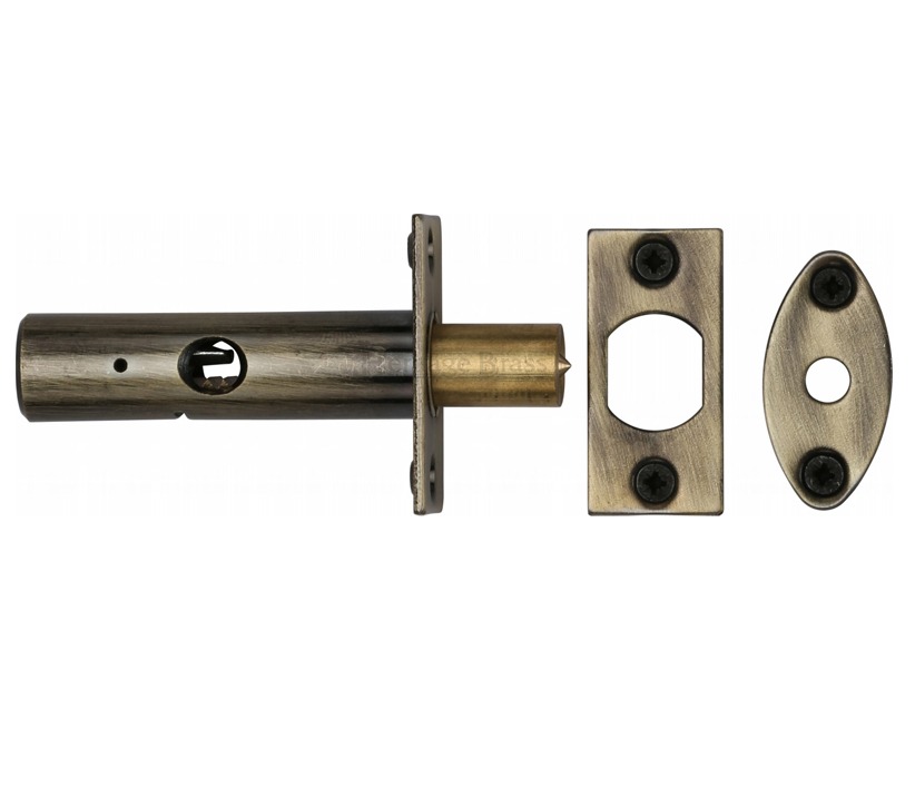 Heritage Brass Hex/rack Bolt Without Turn, Antique Brass