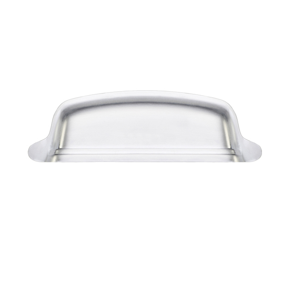 Zoo Hardware Top Drawer Fittings Cupped Cabinet Pull Handle (various Sizes), Satin Chrome