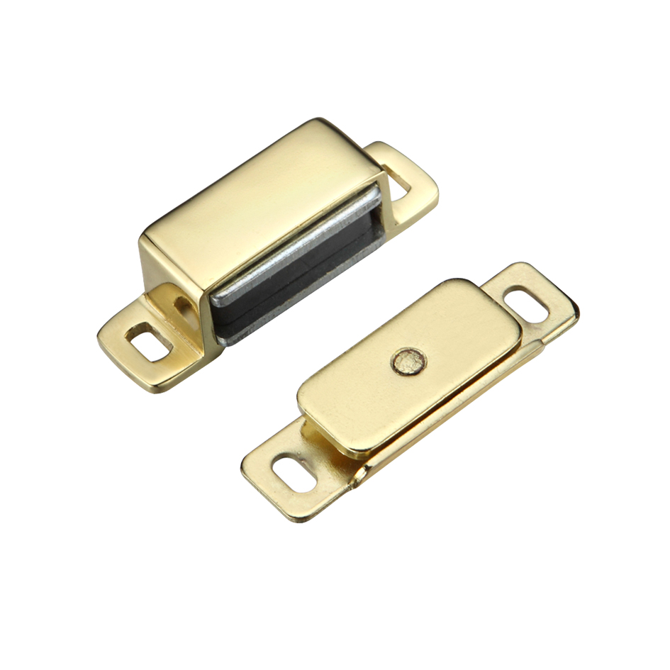Zoo Hardware Top Drawer Fittings Magnetic Catch, Electro Brass