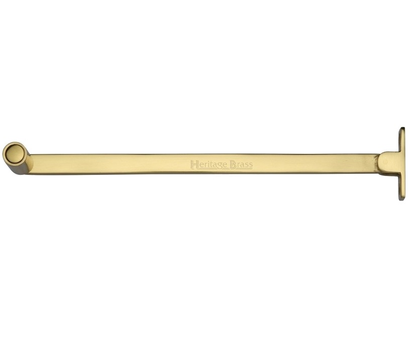 Heritage Brass Roller Arm Design Castement Stay (6″ Or 10″), Polished Brass