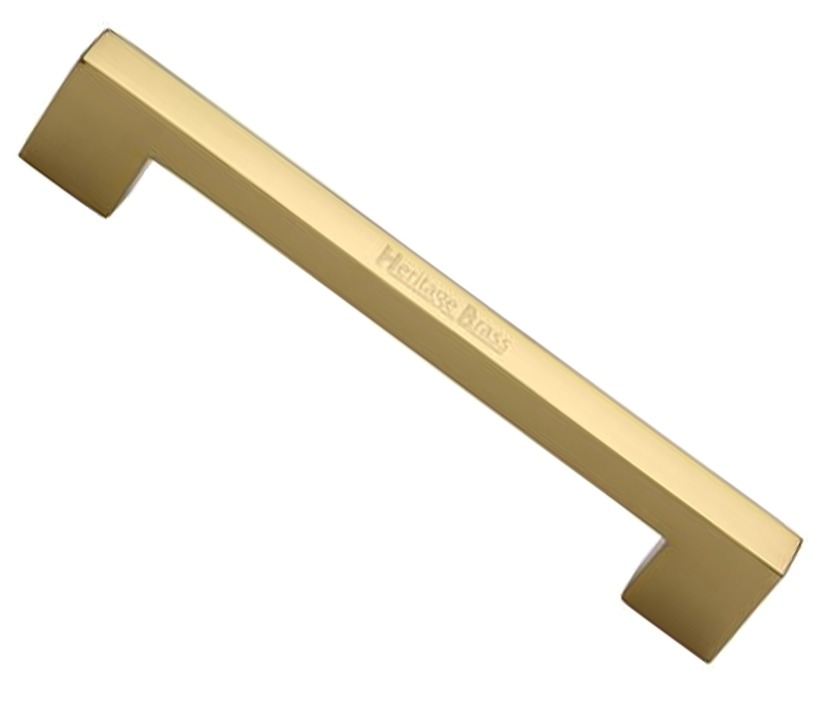 Heritage Brass Urban Pull Handles (279mm Or 432mm C/c), Polished Brass –