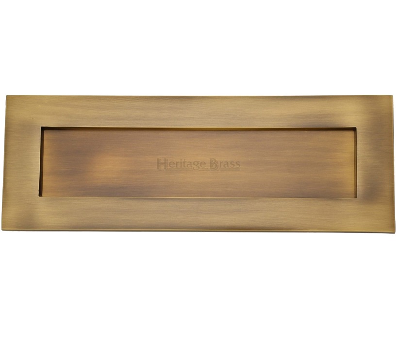 Heritage Brass Letter Plate (various Sizes), Antique Brass
