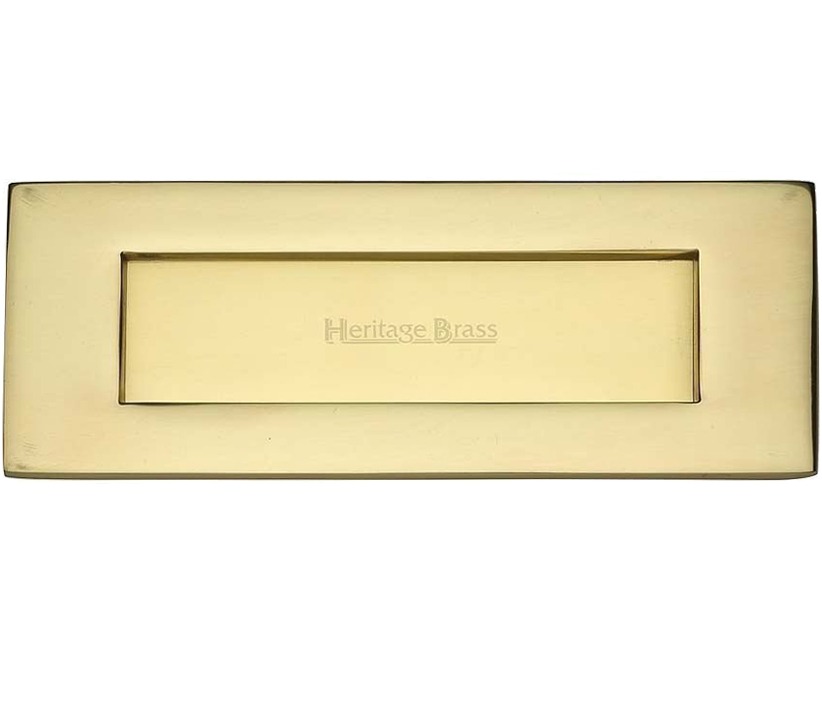 Heritage Brass Letter Plate (various Sizes), Polished Brass