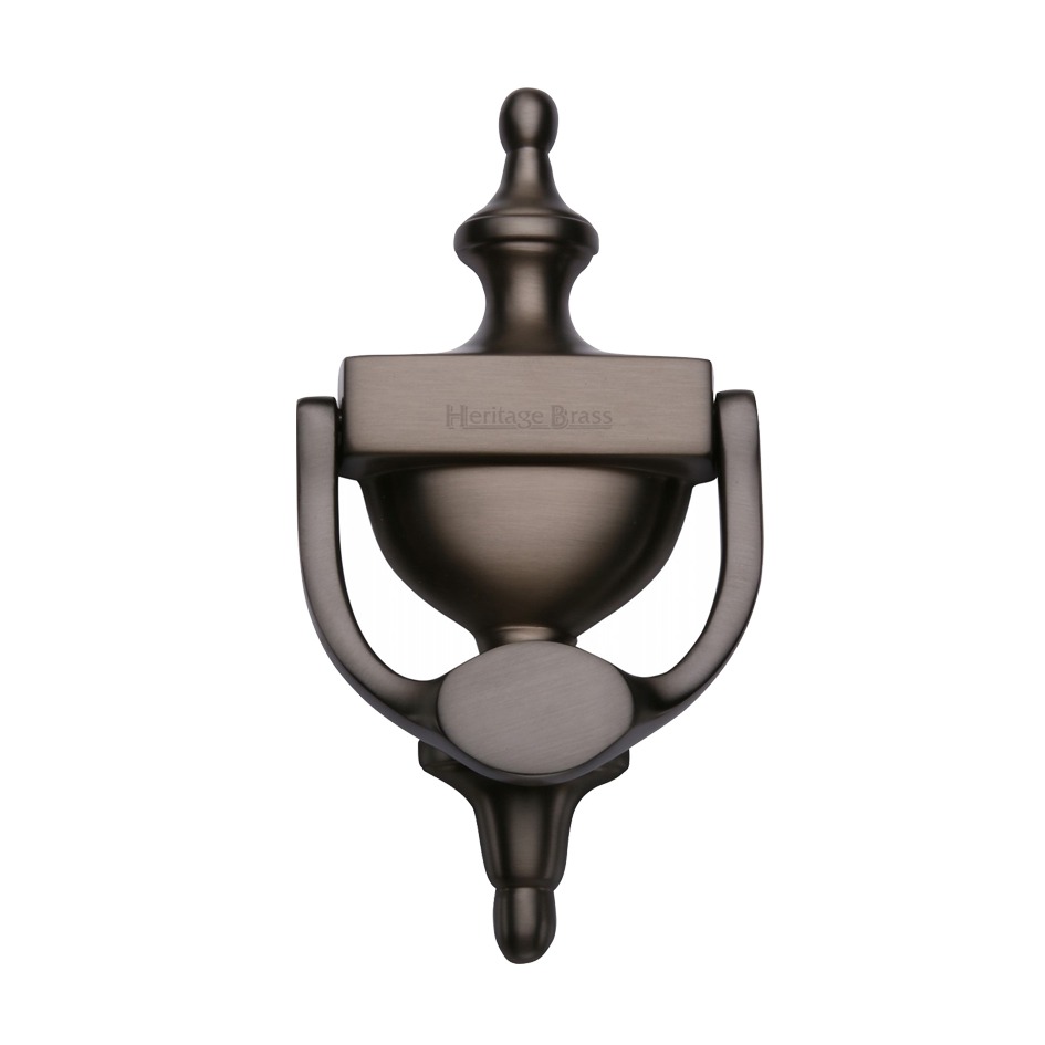 Heritage Brass Urn Door Knocker (small Or Large), Matt Bronze