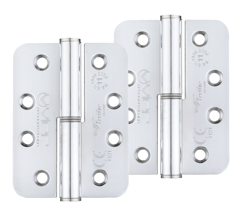 Zoo Vier Precision Hinges, Chrome – Left Handed – 102mm