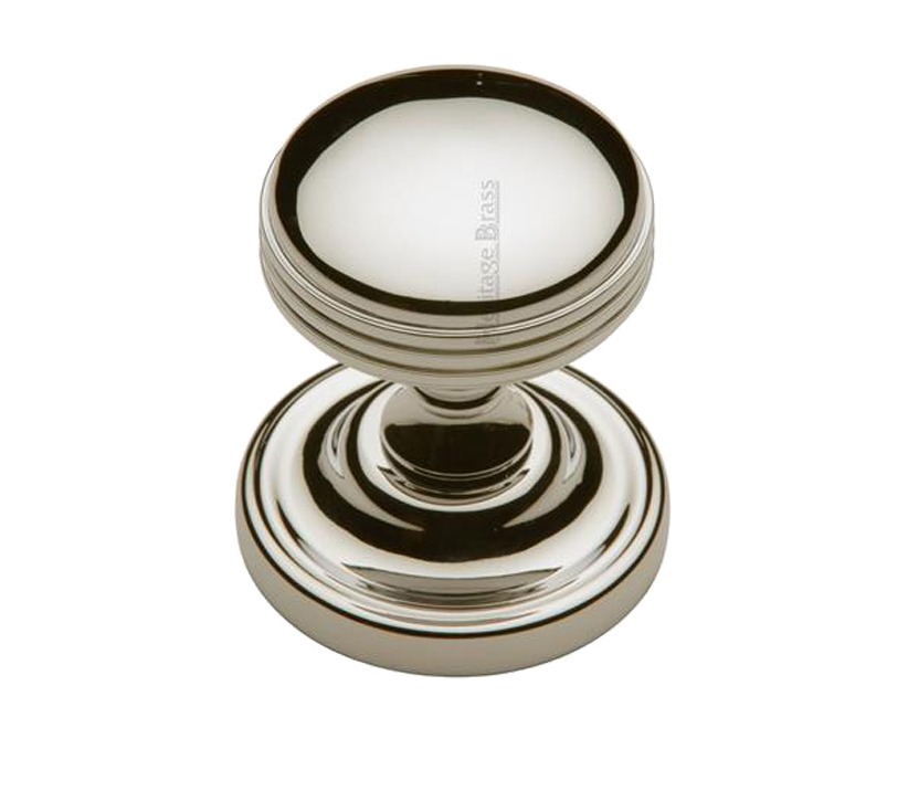 Heritage Brass Whitehall Mortice Door Knobs, Polished Nickel (sold In Pairs)