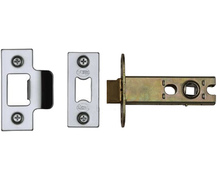 Heritage Brass Heavy Duty Tubular Latches – Chrome/nickel, 64mm (2.5 Inch).
