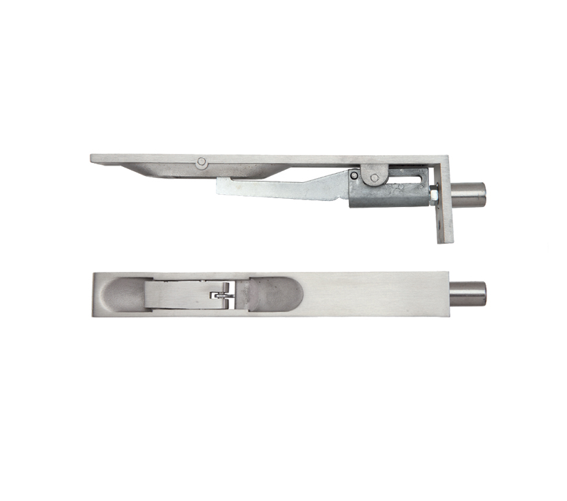 Zoo Hardware Zas Square Profile Lever Action Flush Bolts (various Sizes), Satin Stainless Steel