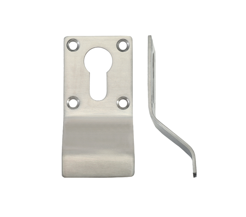 Zoo Hardware Zas Cylinder Latch Pull Euro Profile (88mm X 43mm), Satin Stainless Steel