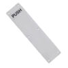 Hard ware ZAS Radius PUSH Finger Plates (75mm x 30mm), 
