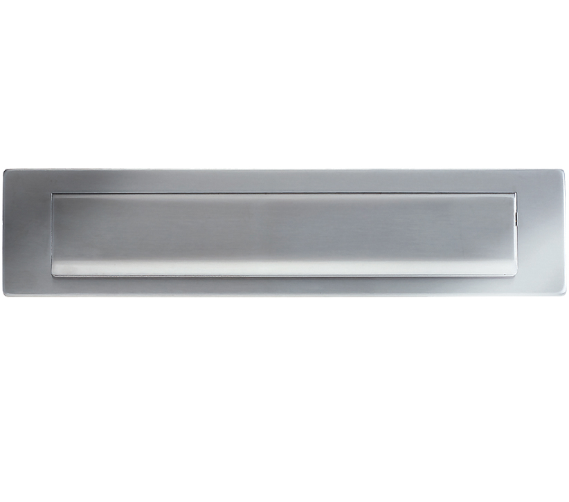 Zoo Hardware Zas Letter Plate (340mm X 76mm), Satin Stainless Steel