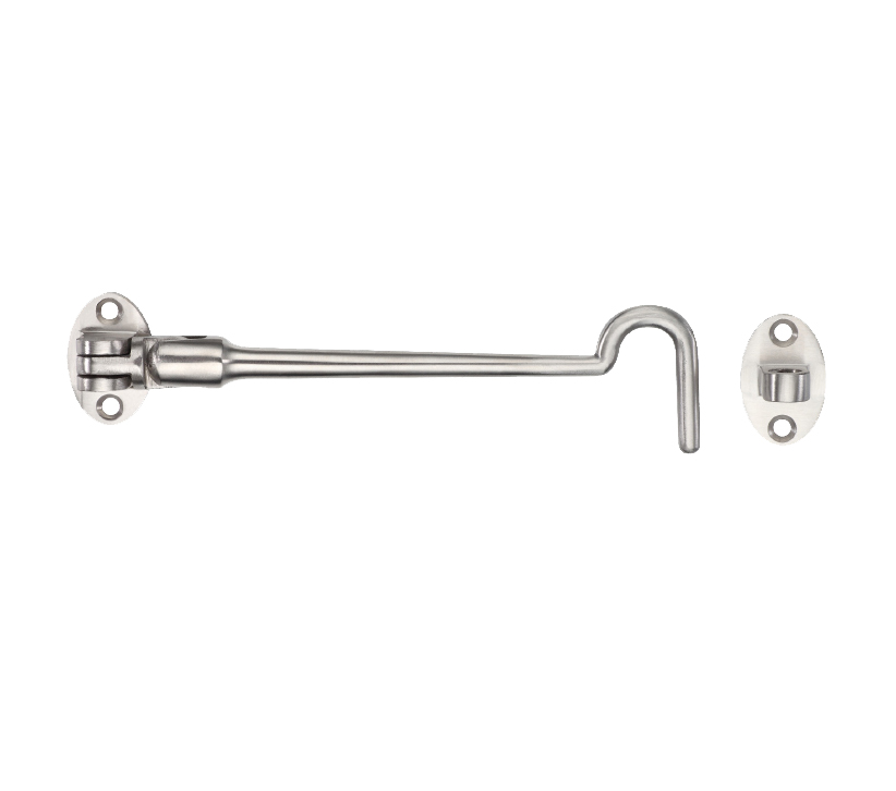 Zoo Hardware Zas Cabin Hooks (100mm, 150mm Or 200mm), Satin Stainless Steel