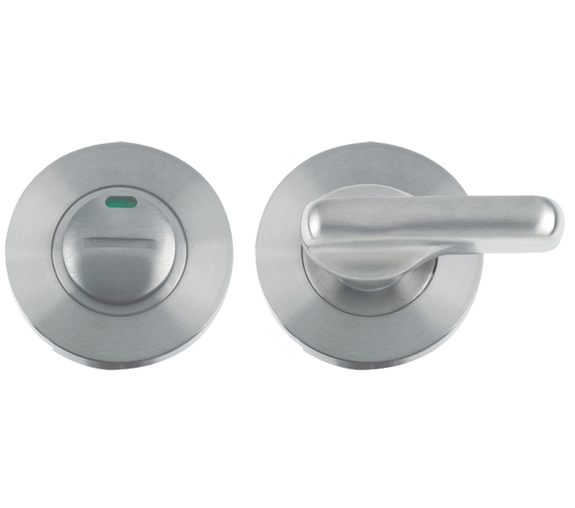 Zoo Hardware Zcs2 Contract Disabled Bathroom Turn & Release With Indicator, Satin Stainless Steel