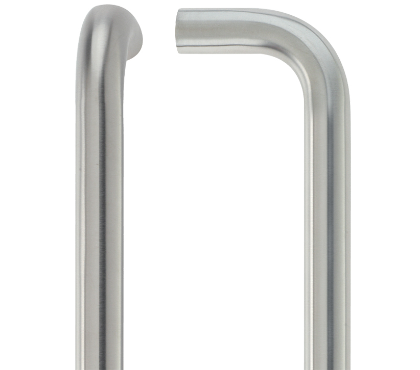 Zoo Hardware Zcsd Architectural D Pull Handle (19mm Or 21mm Bar Diameter), Satin Stainless Steel