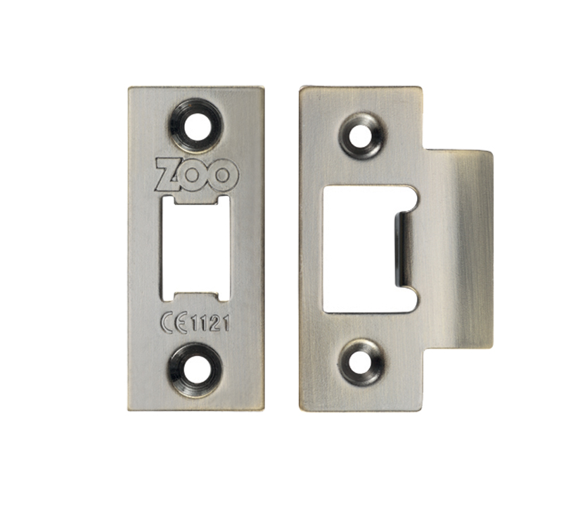 Zoo Hardware Face Plate And Strike Plate Accessory Pack, Florentine Bronze
