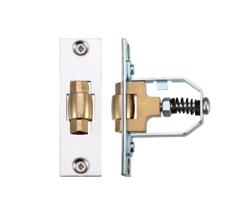 Zoo Hardware Adjustable Roller Latch (76mm), Polished Stainless Steel