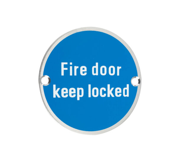 Door Sign - Fire Door Keep Locked