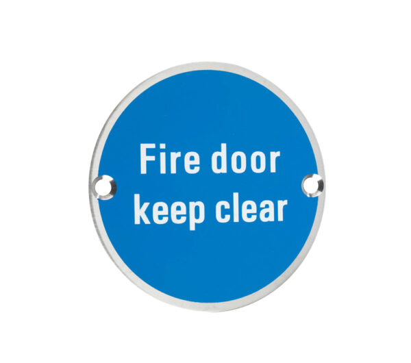 ZSS Door Sign - Fire Door Keep Clear