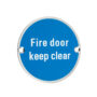 ZSS Door Sign - Fire Door Keep Clear