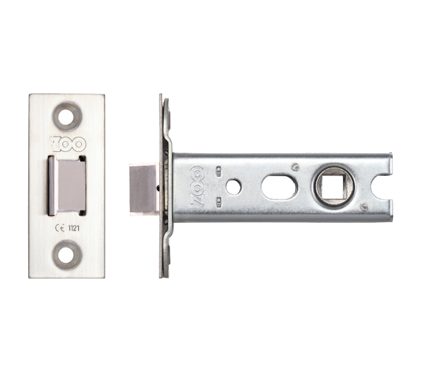 Zoo Hardware Heavy Duty Double Sprung Tubular Latches (bolt Through) – Stainless Steel Finish