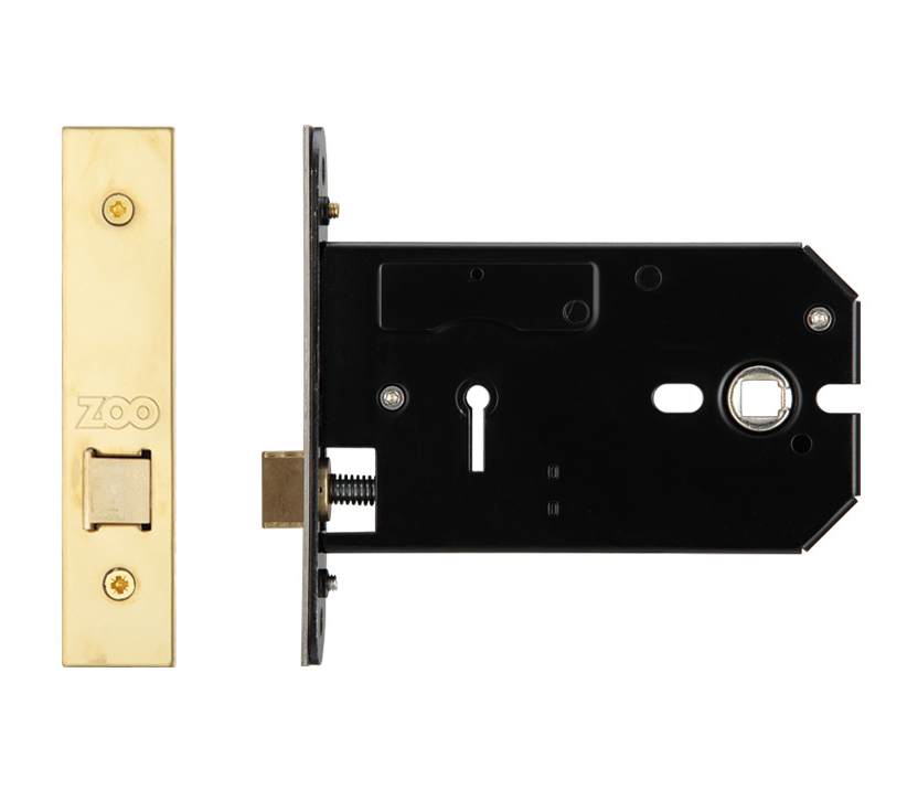 Zoo Hardware Horizontal Latch (127mm Or 152mm), Pvd Stainless Brass