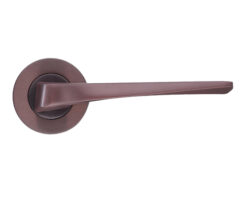 Hardware Rosso Maniglie Lyra Lever On Round Rose