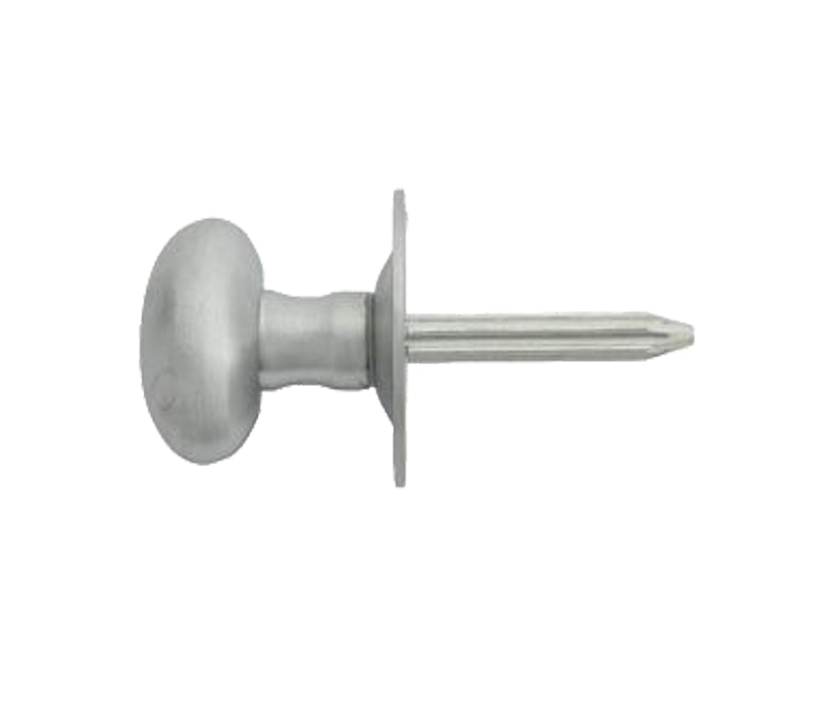 Oval Thumbturn To Operate Rack Bolt (hardened Steel Spindle), Satin Chrome
