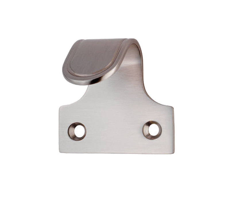 Architectural Grooved Sash Window Lift, Satin Nickel