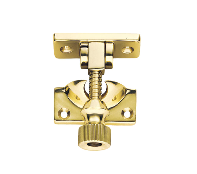 Architectural Quality Brighton Sash Fastener (60mm X 23mm), Polished Brass