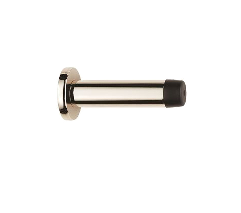 Serozzetta Residential Cylinder Wall Mounted Door Stop (71mm Projection), Polished Nickel